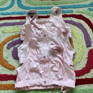 Lot of 3 Masthead Elizabeth Pink Style 042 Surgical Recovery Bra